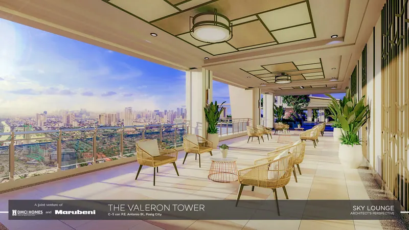 The Valeron Tower sky lounge
