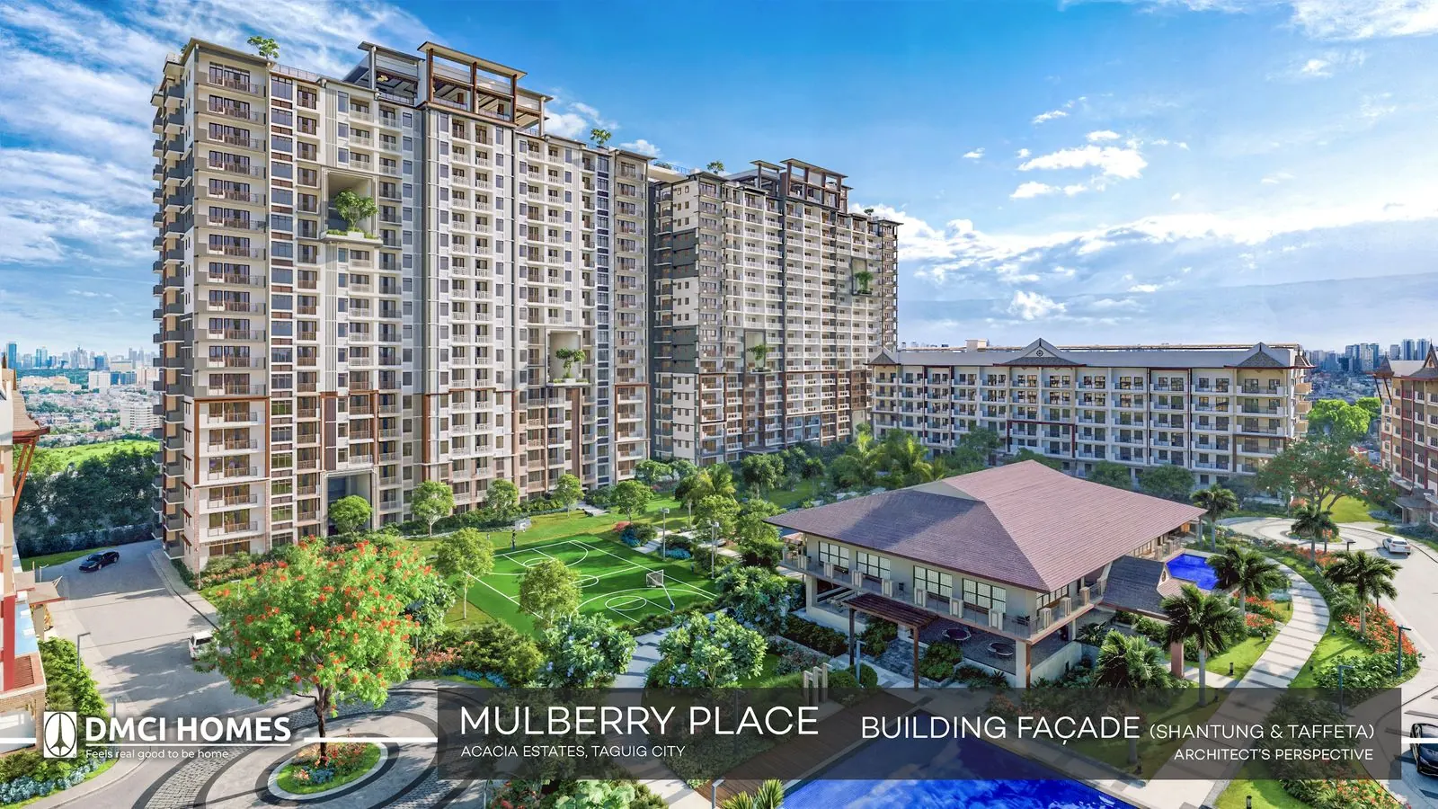 Shantung and Taffeta towers at Mulberry Place Phase 2