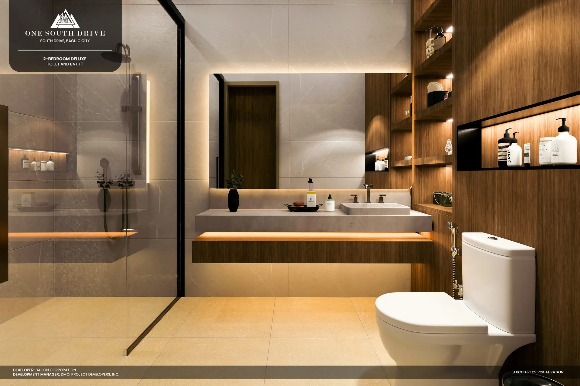 Bathroom — 2BR Deluxe, One South Drive
