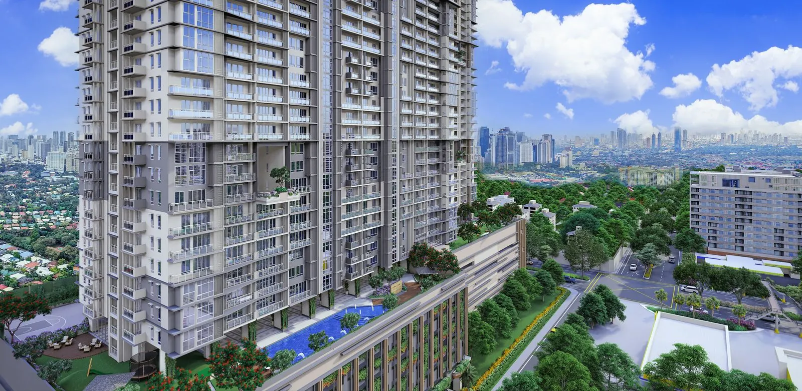 Amenity floor aerial