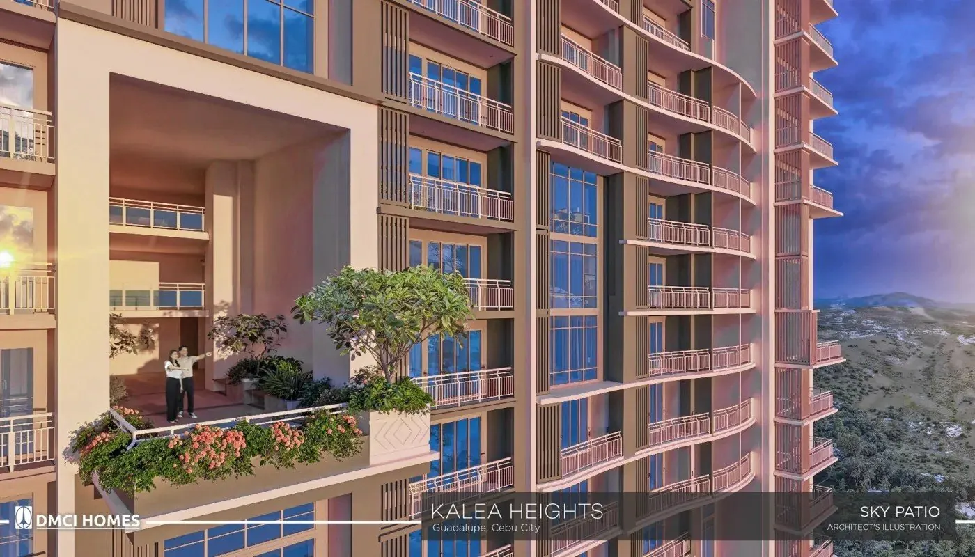 Kalea Heights sky patio render